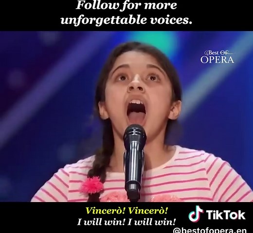 Laura Bretan's Stunning Nessun Dorma Performance