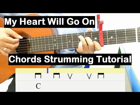 My Heart Will Go On Guitar Lesson Chords Strumming Tutorial Guitar Lessons for Beginners