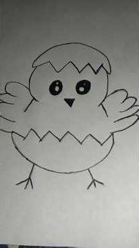 Cute Little Bird Sketch 🐦✨ Easy Drawing