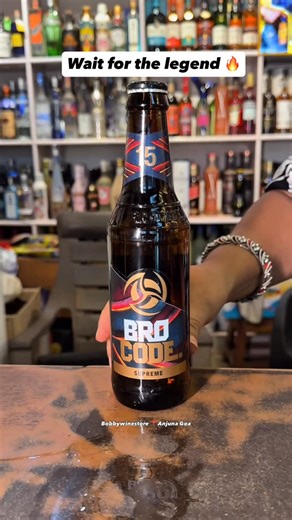 Bobbywinestore on Instagram: "Wait. The legend is coming . . Bobbywinestore 📍Anjuna Goa . . . #brocode #beer #beer🍻 #beerbeerbeer"