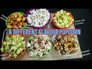 How to make popcorn at home|Different homemade seasoning of popcorn|Different flavour popcorn recipe