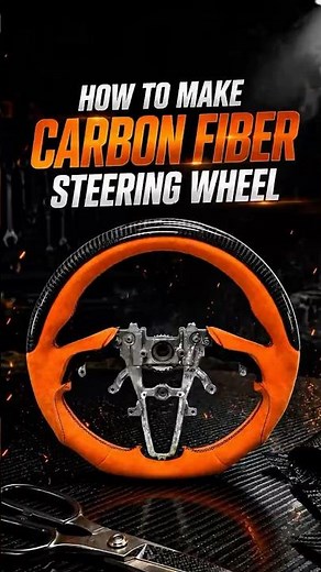 How to make a Custom Carbon Fiber Steering Wheel. Carbon. Carbon fiber lamination. Motorsportx.