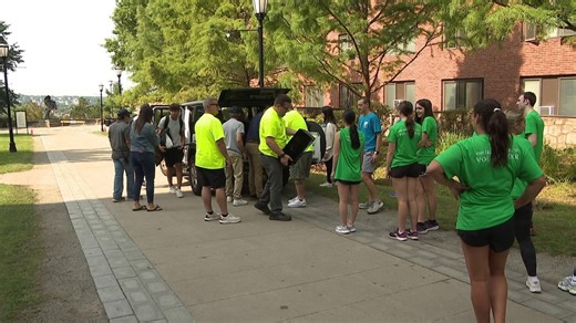Move in day at the University of Scranton