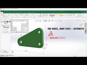 Automate Part Variations in SolidWorks | Easy Design Table Tutorial