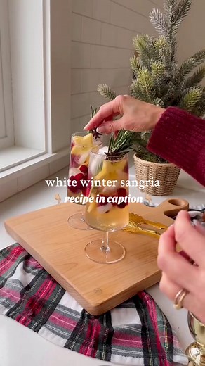 Refreshing White Winter Sangria Recipe