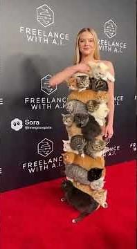 Feeling very fury on the runway!