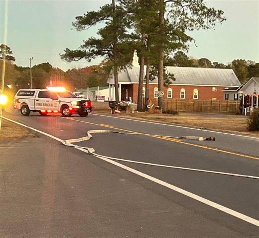 Gas line damaged in 2-vehicle crash near Conway, Horry County Fire Rescue says