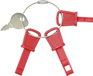 Snow Blower Key Set 490-241-0008 Compatible with MD Craftsan Tecuseh Troy-BLT TRO Pouln Snowthrower 4Pcs