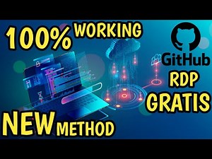 Newest Way to Make RDP on Github FREE 100% Work