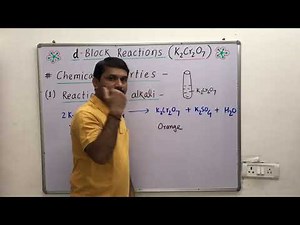 8.14- potassium dichromate (K2Cr2O7)Preparatio, physical and chemical properties