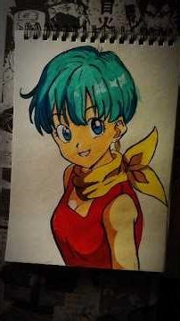 Bulma drawing form drwgonbolls #art #animeeart #shorts #ytshoorts #animedrawing #drawing #animest