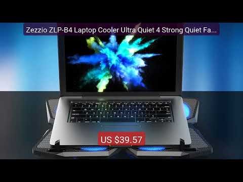 Zezzio ZLP-B4 Laptop Cooler Ultra Quiet 4 Strong Quiet Fans Du... — Hot Deal 2026 | Limited Offer!