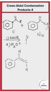 Benzaldehyde + Acetophenone to α,β-unsaturated ketone #crossaldolcondensation #chemistryshorts
