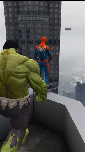 Hulk knock Spider-Man off a building 😂 and the end | Hulk funny video | hulk and Spider-Man toys