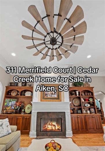 From the moment you walk in, it flows. An inviting foyer, a welcoming living room, and a kitchen made for gathering at 311 Merrifield Court in Aiken, SC. Located in Cedar Creek, this thoughtfully designed home offers the open flow buyers are searching for in Aiken, South Carolina homes for sale. If you’re looking for a home that lives well and feels connected from the moment you enter, this one delivers. Brandi Cook and Vikki Crossland – The Aiken Homes Team at Meybohm Real Estate 📱 803-645-332