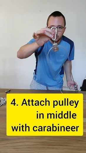 How to make your own cable pulley system!