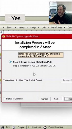 PLC Firmware Update: Easy Step-by-Step Guide #shorts