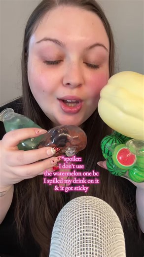 The bottle lowkey reminds me of my childhood. Use code: JEMSASMR for 10% off @mellowsquishstudio. 🔗 in my bi0♥️ #jemsasmr #asmr #crispasmr #asmrsounds #asmrrelax #asmrcommunity #fyp