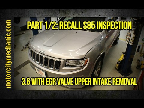 Part 1/2: Recall S85 inspection and 3.6 with EGR valve upper intake removal