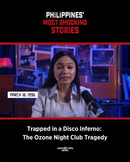 Trapped in a Disco Inferno: The Ozone Night Club Tragedy. #PHShockingStories | TV Patrol