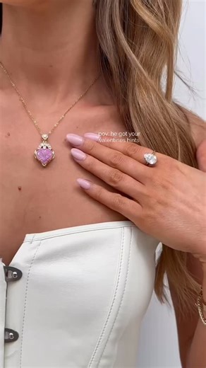 Phantom Jewels | Elevated Everyday Jewellery on Instagram: "The most valentines coded necklace there was 💗"