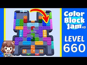 Color Block Jam Level 660 Solution Walkthrough