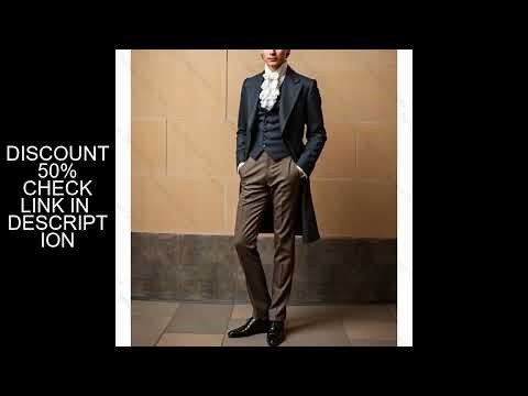 Handsome Tailcoat Men Suit Single-breasted Peak Lapel 3 Pieces(Jacket+Pants+Vest) Male Formal Weddin