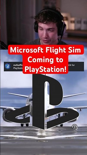Microsoft Flight Sim Coming to PlayStation!