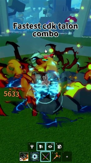 Dragon talon + cdk + portal one shot combo in blox fruits!