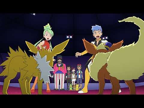 Eeveelutions! Jolteon and Flareon !! Pokemon Journeys Episode 98 English Subbed