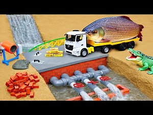 Diy Tractor Build A Mini Concrete Bridge Using RC Tractor Science Project