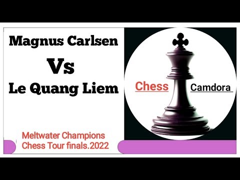 Magnus Carlsen vs Le Quang Liem. Meltwater Champions Chess Tour finals. 2022