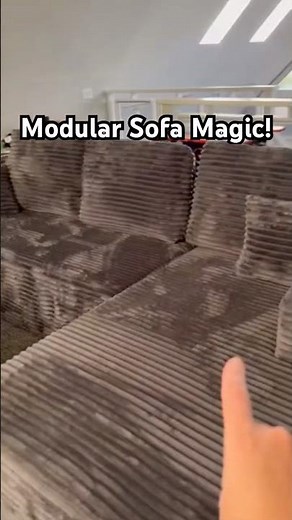 Modular Couch That Transforms Into Any Setup! 🔥 #sofa #furniture