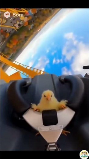 “Chick on a Ride 😂 | Funniest Chicken Adventure Ever!”| shorts