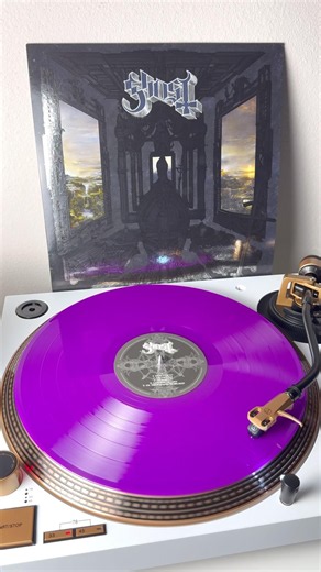 Ghost - Guiding Lights | Skeletá | Neon Violet Vinyl 🎸😎💜 #vinyl #shorts