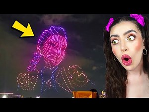 AMAZING KPop Demon Hunters DRONE SHOW! (10,000 Drones)