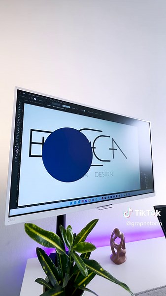 Logo Design 🌟 Animation using Procreate and Illustrator TikTok