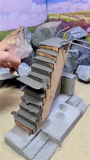 Real Cement Grouting in Miniature | 1:20 Scale Construction That Looks 100% Real
