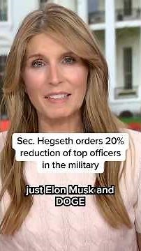 Sec. Hegseth orders 20% reduction of top military officers