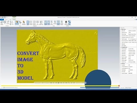 How import image and convert to 3D model in Art MasterCam 2019