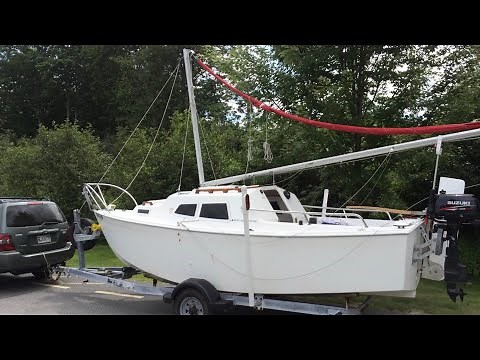 Simple, safe mast-raising system for West Wight Potter 19