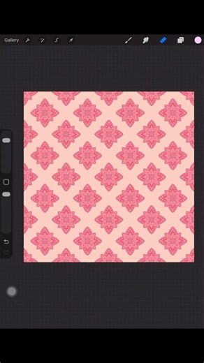 Watch This Mandala Become a Seamless Pattern..!! #mandalaart #seamlesspattern #artprocess #shorts