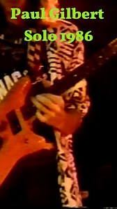 Paul Gilbert 1986 #paulgilbert #racerx #guitar #guitarist #guitarra #guitarsolo | Shred Music TV