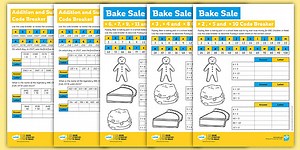 BBC Children in Need LKS2 Codebreaker Maths Worksheets