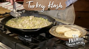 Tim's Dad shares his SIMPLE recipe that's jam packed with flavor. Just 4 ingredients will bring you the perfect meal over biscuits that will have the kids begging for more! | Tim Farmer's Country Kitchen