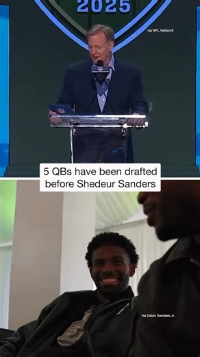17K views · 75 reactions | There has been 5 QBs selected ahead of Shedeur Sanders so far in the draft | Carolina Panthers on CBS Sports | Facebook