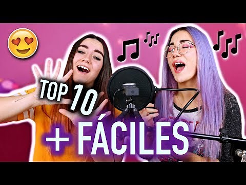LAS 10 CANCIONES MÁS FÁCILES de CANTAR 🎤 *De iniciación! | Carla Laubalo