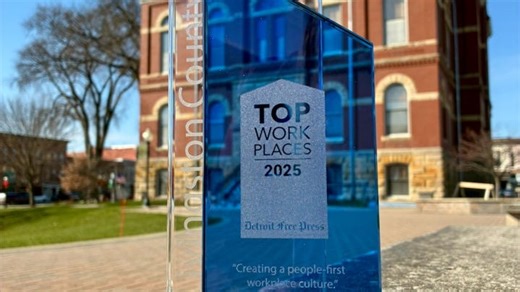 Livingston County named Top Workplace for fourth consecutive year