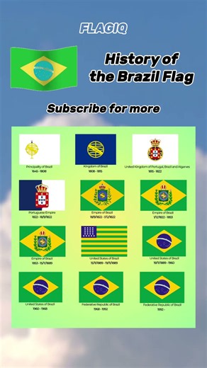 History Of The Brazil Flag #flag #flag #flags #youtubeshorts #brazil #brazilian