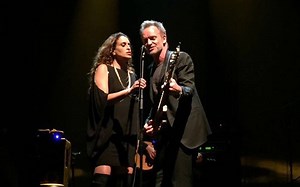 64K views · 1.2K reactions | A nice souvenir from a duet with Sting at Manu Katche's concert on April 7th, 2016 "Field of Gold" Many thanks to Oren Tirosh and Francois Maratier for their beautiful video clips which were mixed here. #Sting, #Olympia, #ManuKatche, | Noa (Achinoam Nini) | Facebook